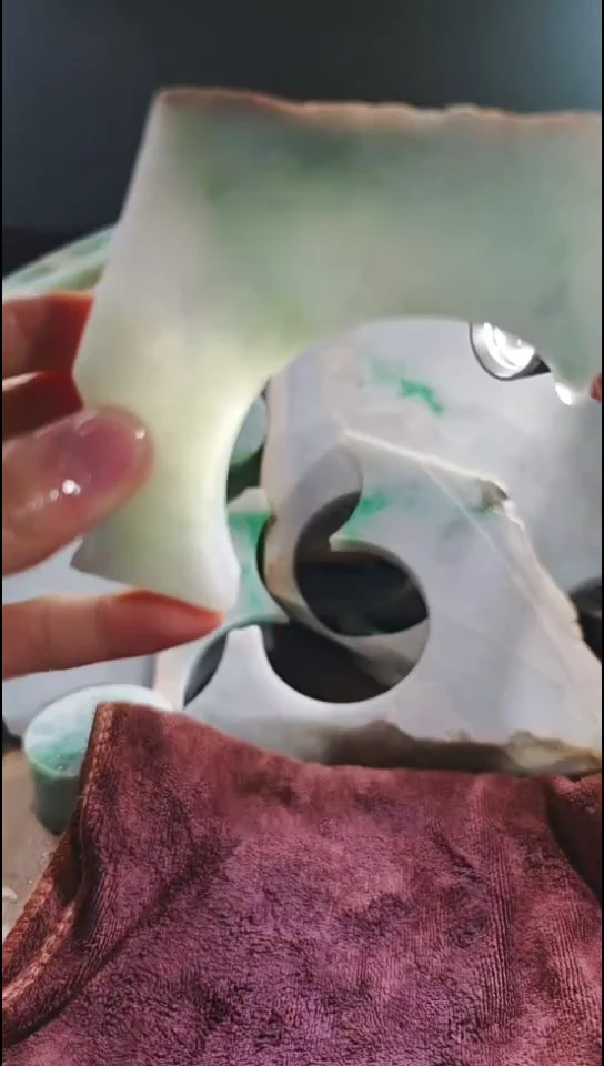 裸石翡翠缅甸翡翠A货花61