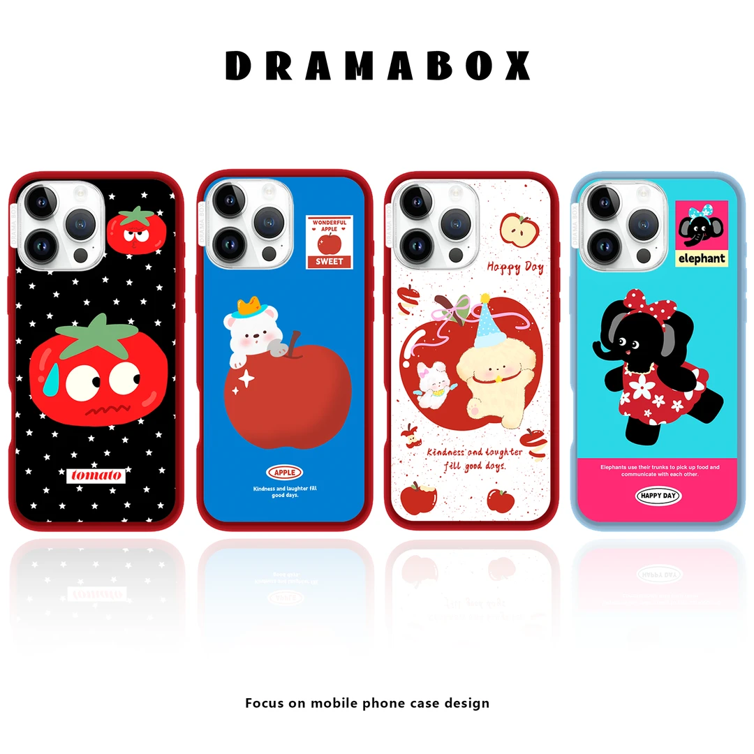 原创【番茄表情】卡通适用iphone17pro/16/15/14苹果超薄创意手机壳