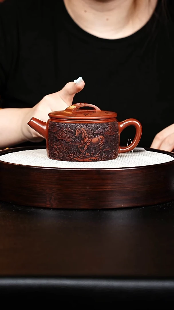 茶壶紫砂汉瓦壶2