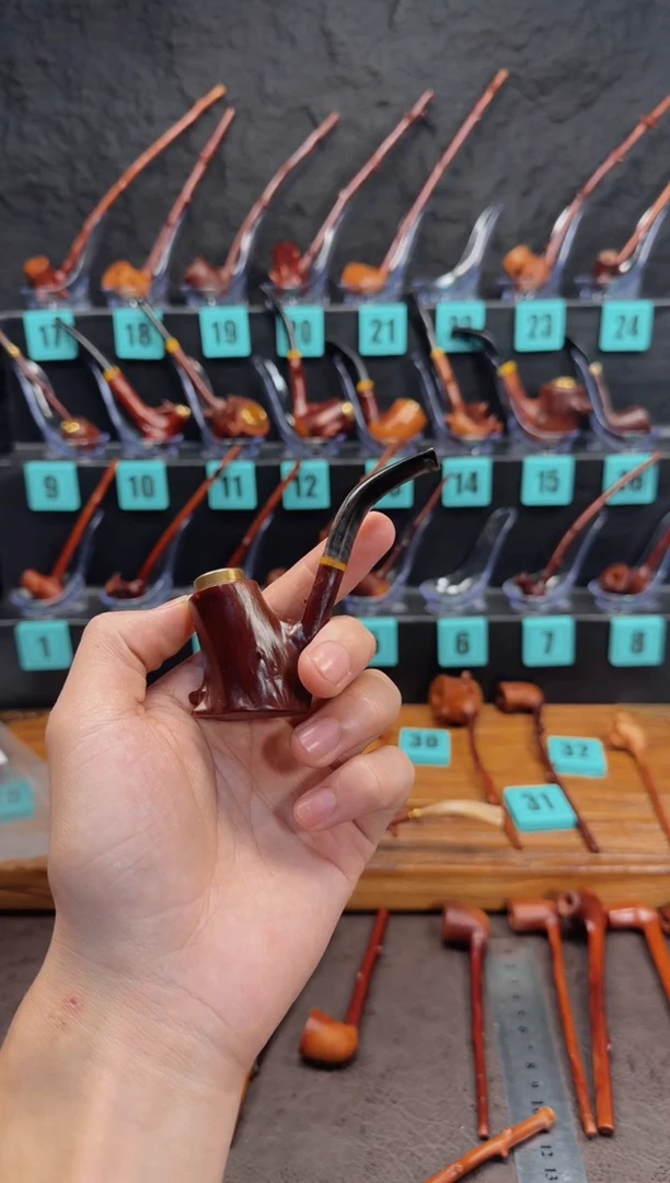 兰****）一物一图檬子木手工香烟嘴