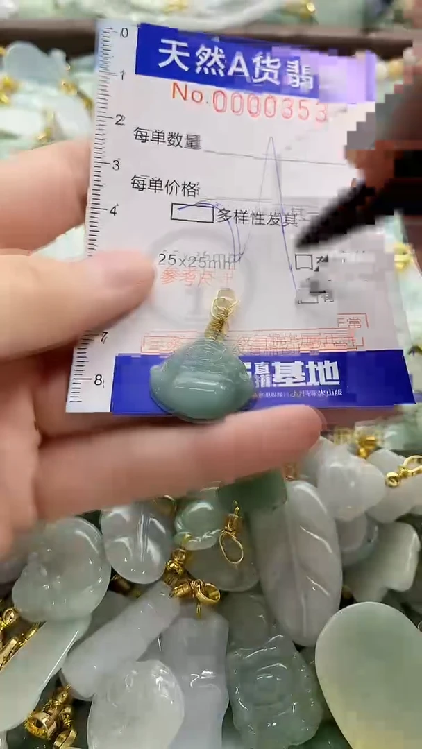 颈饰未镶嵌翡翠纯天然a货翡翠