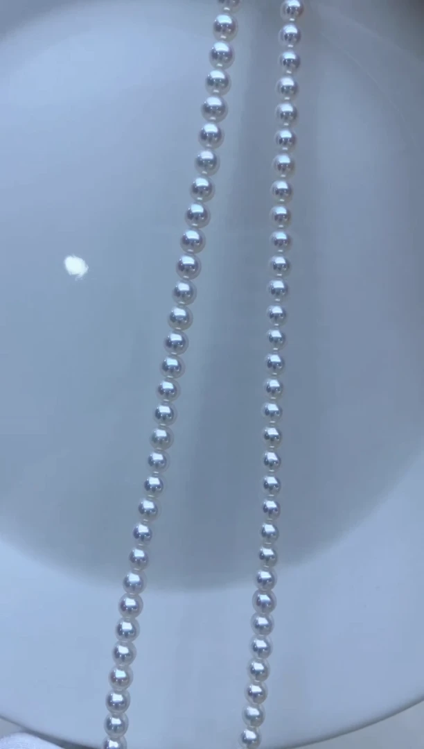 【闪购商品】淡水珍珠项链银S925镶嵌5