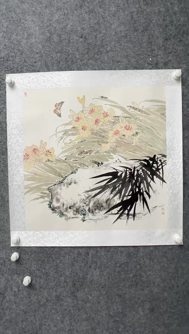 国画邹训精-4平尺-国画作品