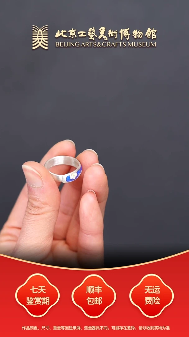 无足银C0103GMD709（多样性发其一）足银珐琅戒指