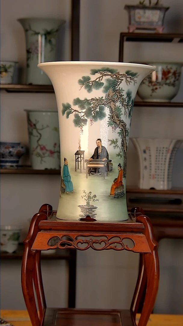 景德镇 陶瓷手工花盆