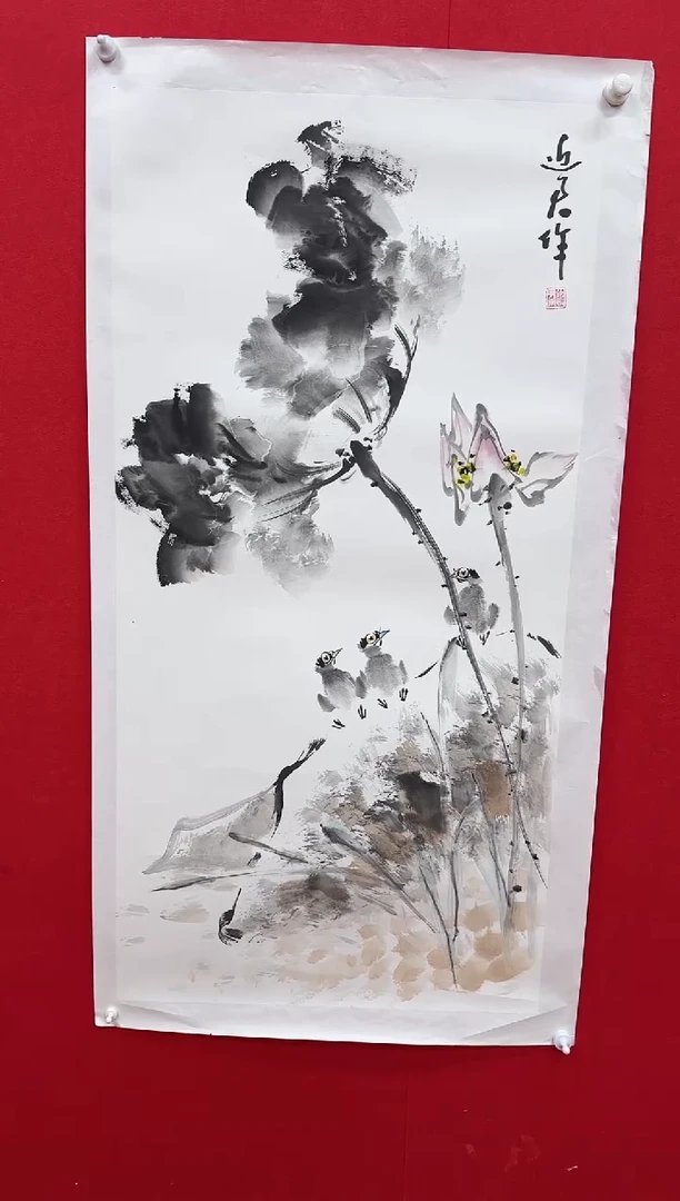 国画y天津人美-邢近君国画8平尺
