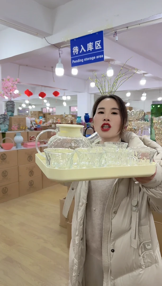 【闪购商品】无铅玻璃美全花器-m-早14