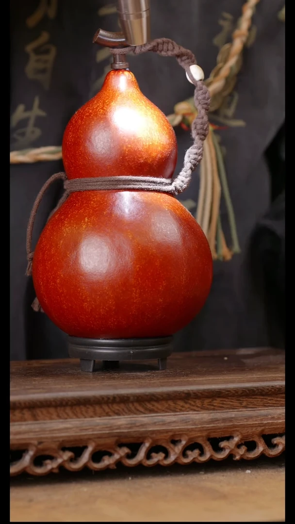 194号精品天然大漆酒葫芦一物一拍~