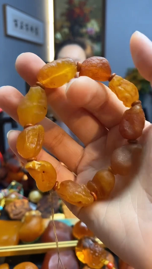 手链琥珀未镶嵌手串