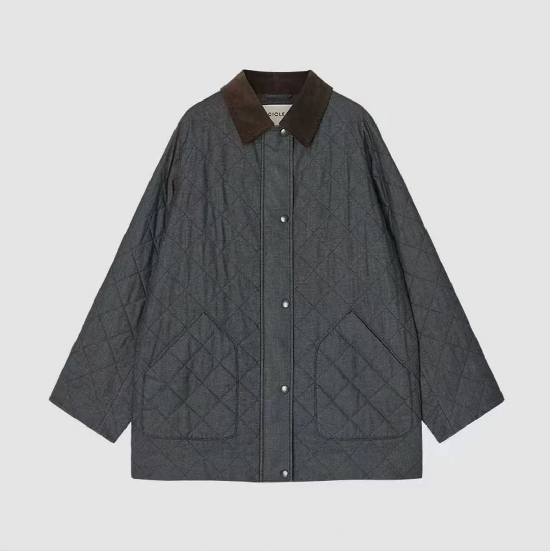 小禾～常规袖棉服菱格棉衣