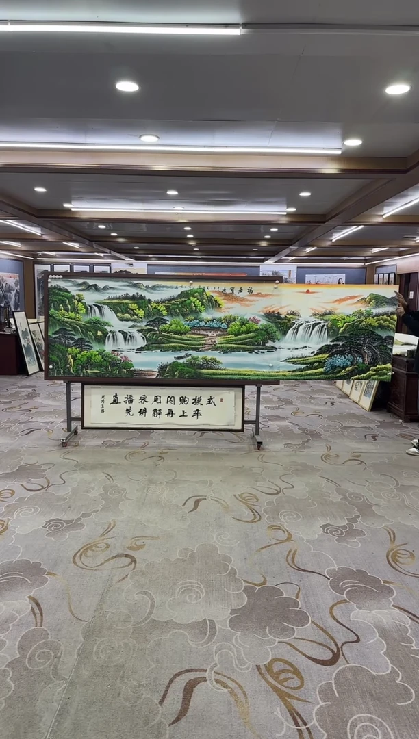 绘画Y-刘雪红-小丈二-山水画