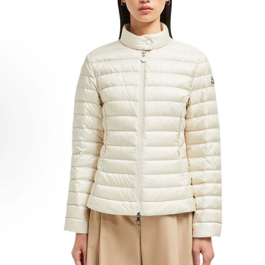 未使用 MONCLER Igelle系列立领拉链闭合修身短款羽绒服
