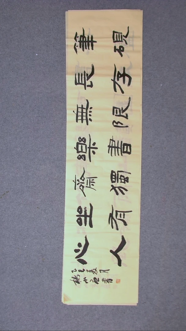 书法杨小立  河南南阳138*34四平尺