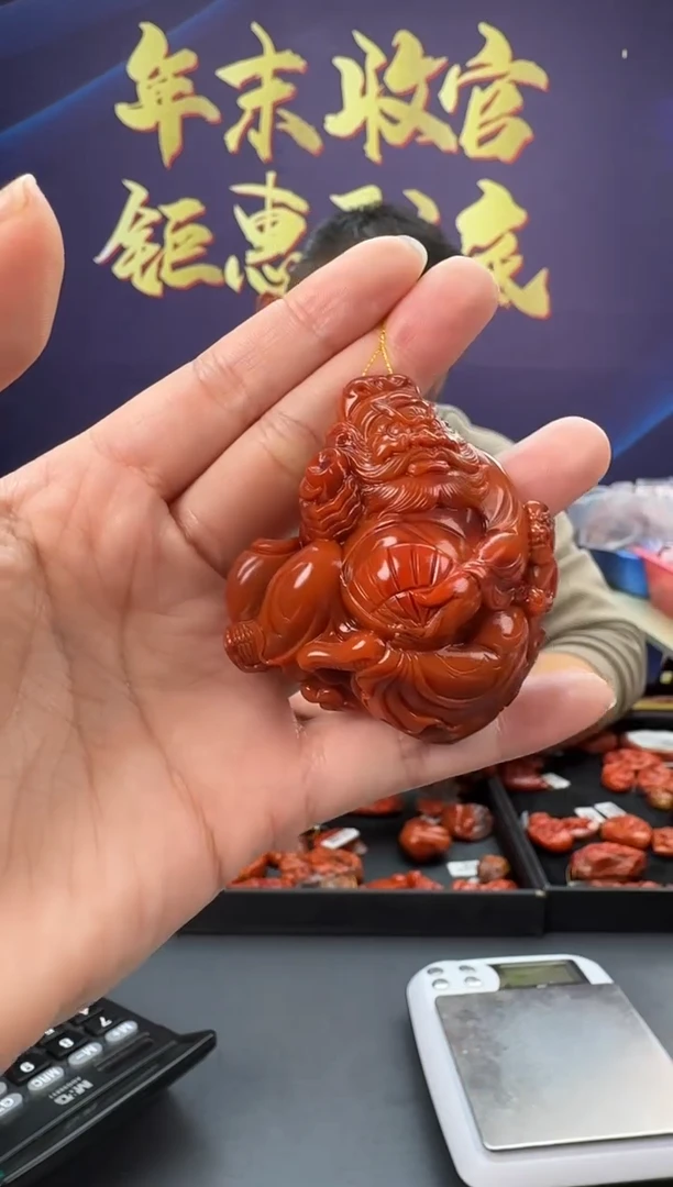 【闪购商品】南红玛瑙雕刻未镶嵌125ZB0118产品一个