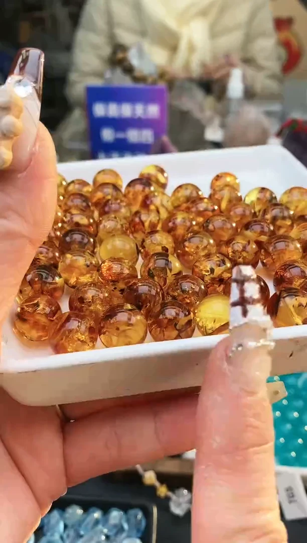 【闪购商品】琥珀颈饰未镶嵌127a多样性发其一/1.18/1个