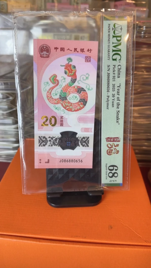 塑料2025蛇钞 单张   如图
