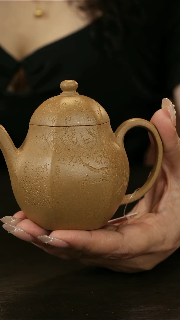 茶壶紫砂直播福利胡琪六方高梨