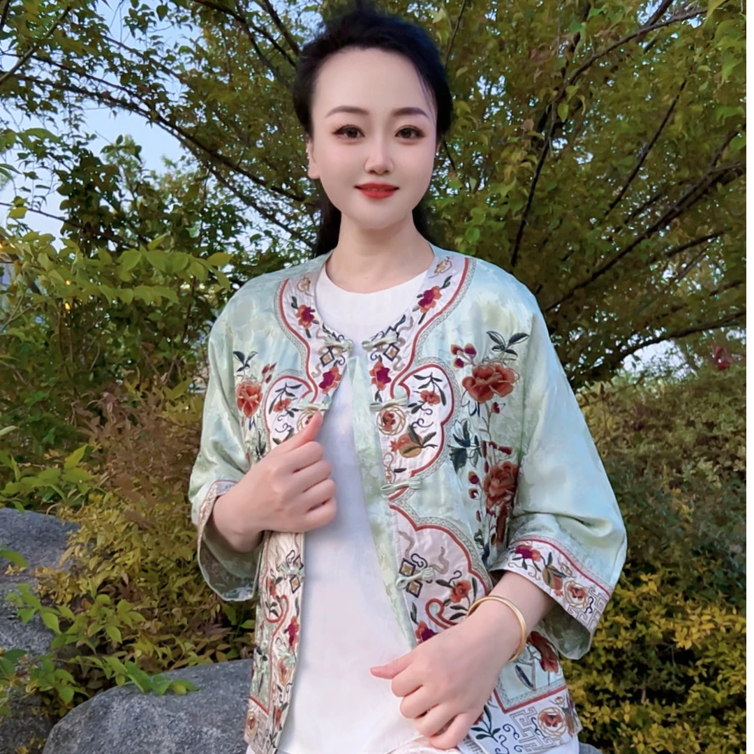 2829款刺绣文艺风中国风百搭