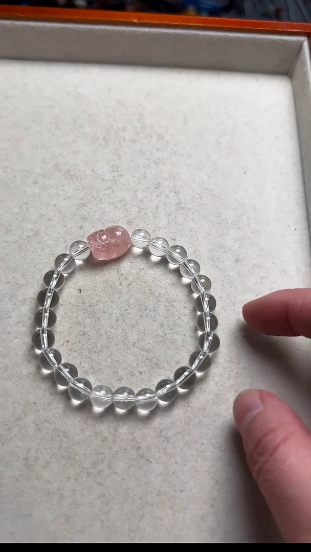 未镶嵌手链水晶白水晶多宝手串