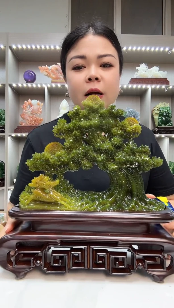 石材天然岫岩玉摆件