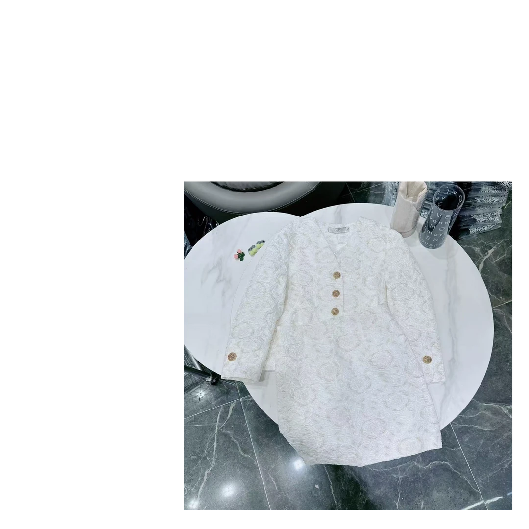 NN682-时尚套装气质网红百搭重工小香风白色设计感