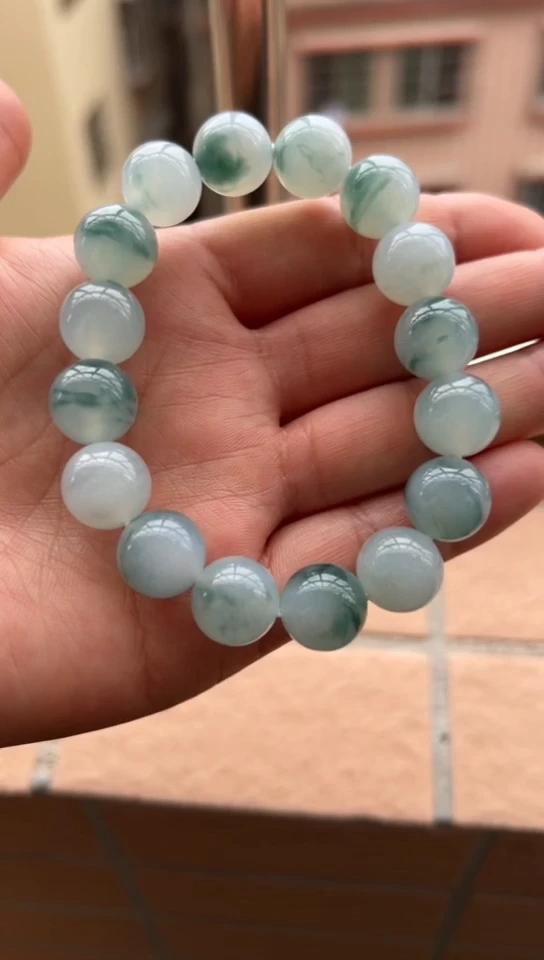 未镶嵌手链翡翠缅甸翡翠A货卡12.9左右