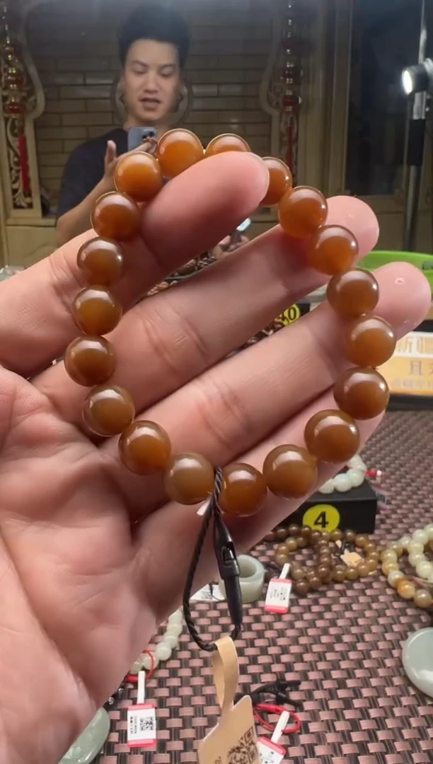 未镶嵌手串和田玉金山糖手串卡10