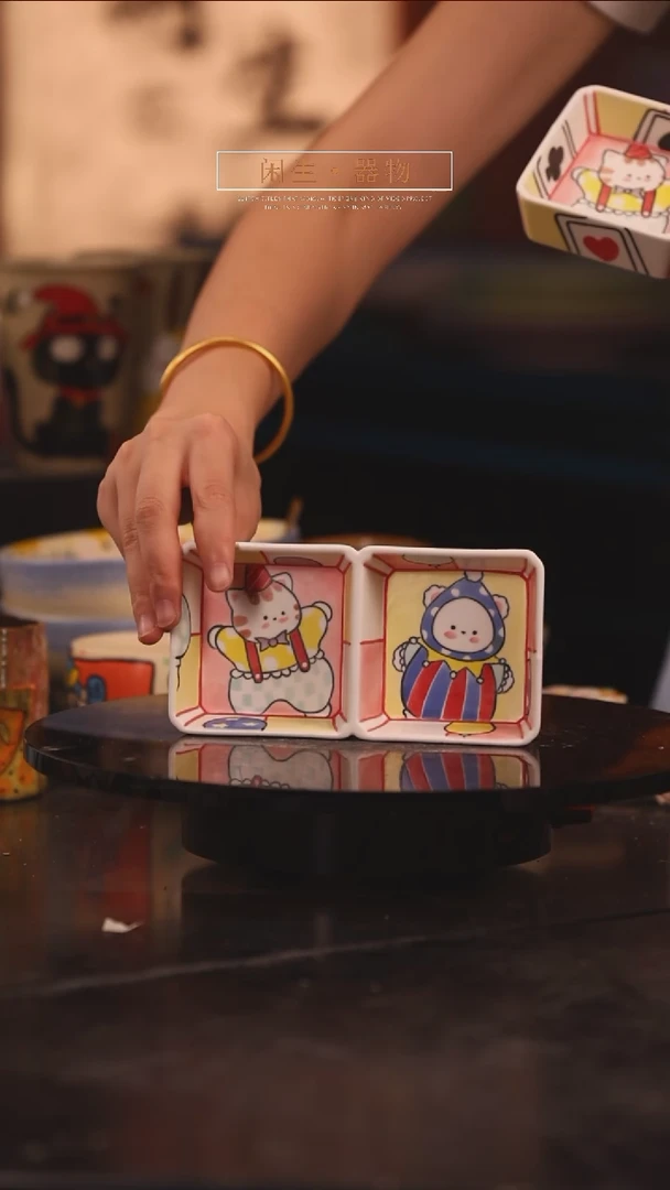 随机景德镇可爱设计师款陶瓷