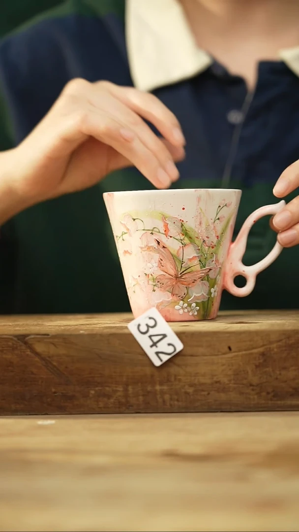 瓷片设计师手作款 手绘油画风卡通系列 十七