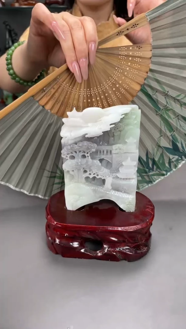 和田玉未镶嵌摆件摆件