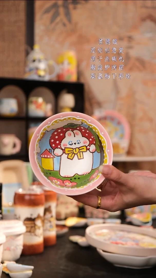 摆件旺的可以陶瓷设计师款