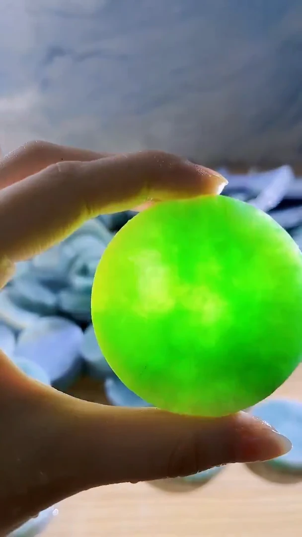 翡翠裸石缅甸翡翠A货文0195