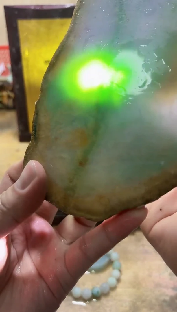 未镶嵌挂件翡翠A货常星7996