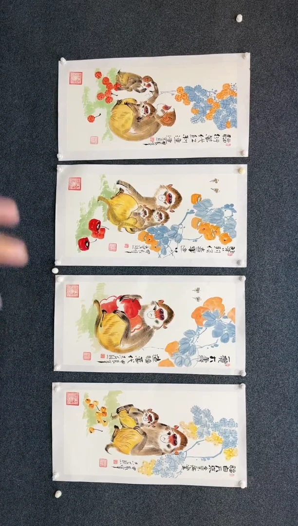 【闪购商品】国画1.21郑志宗-三尺金猴78