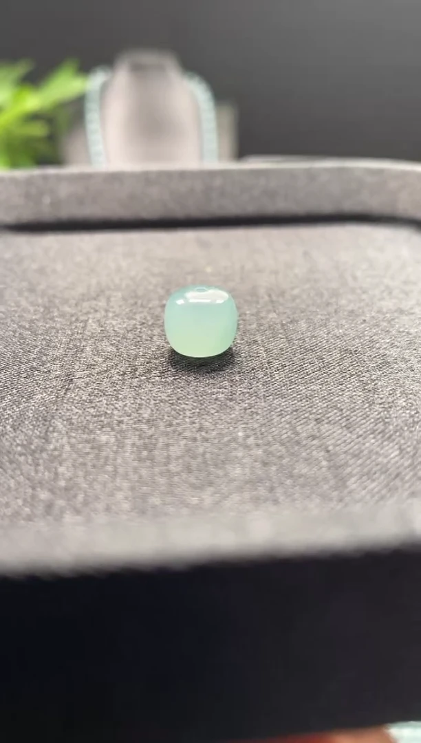 未镶嵌手链翡翠散珠卡9+mm左右桶珠