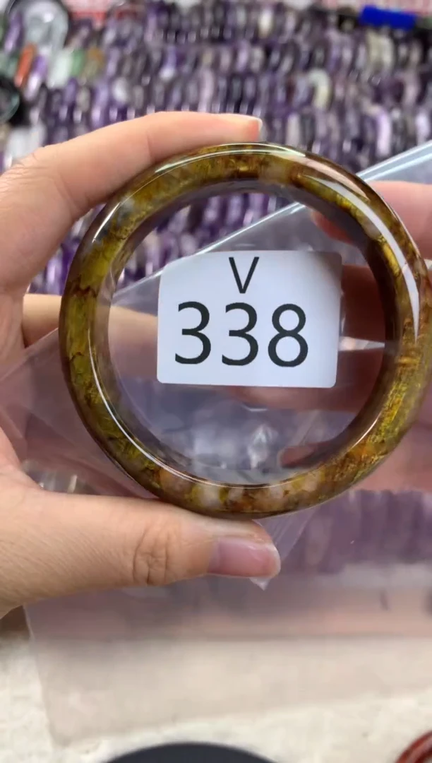 【闪购商品】水晶水晶手镯V未镶嵌338-60