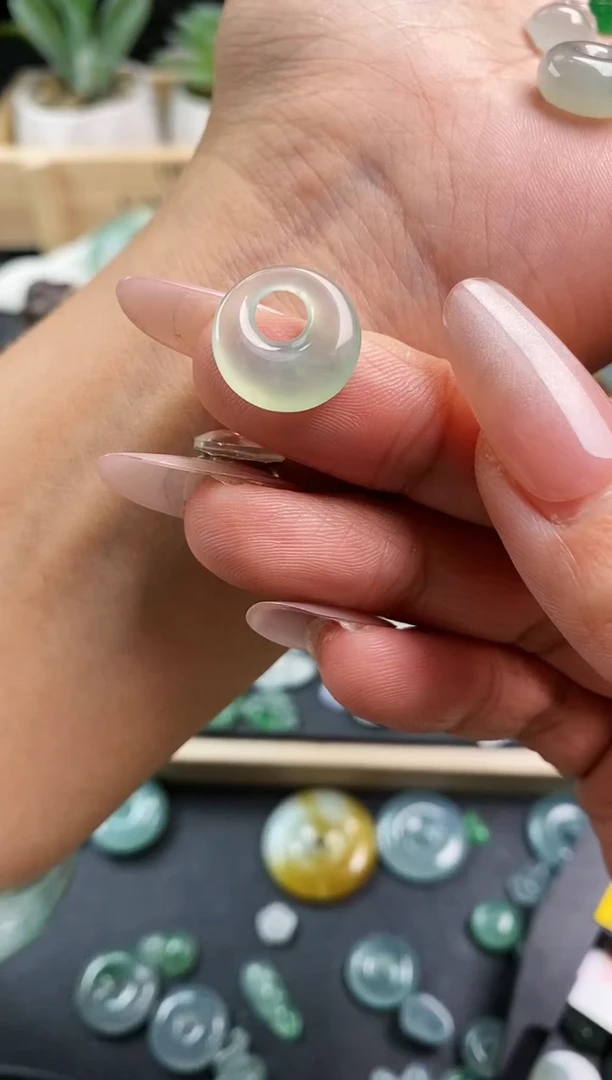 裸石翡翠管***?偏心扣  定向 管子