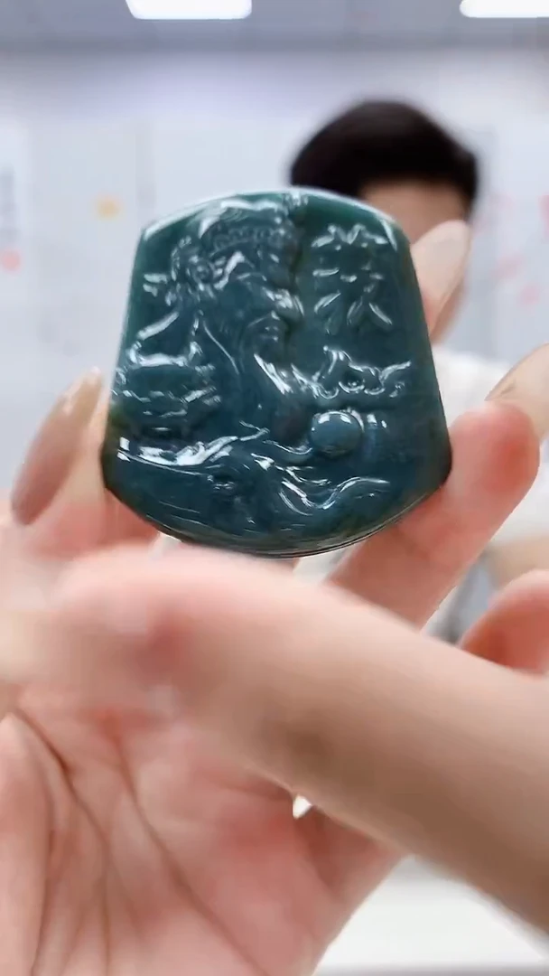 颈饰未镶嵌翡翠4917lr-jj挂件53