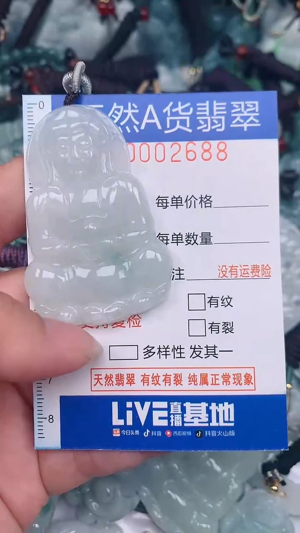 翡翠未镶嵌颈饰...0002688