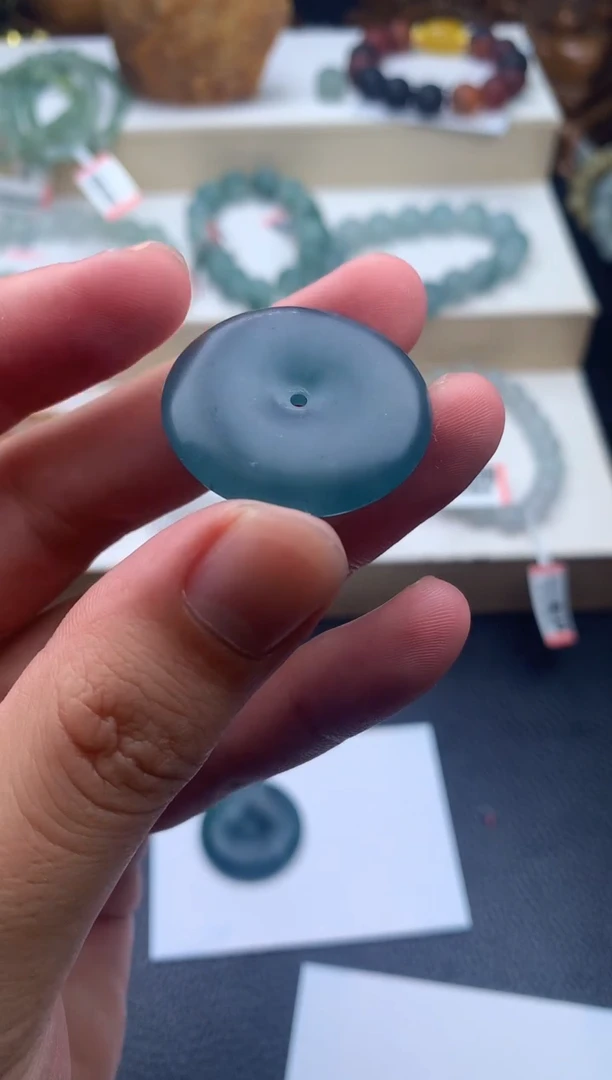 未镶嵌定制翡翠文扣子