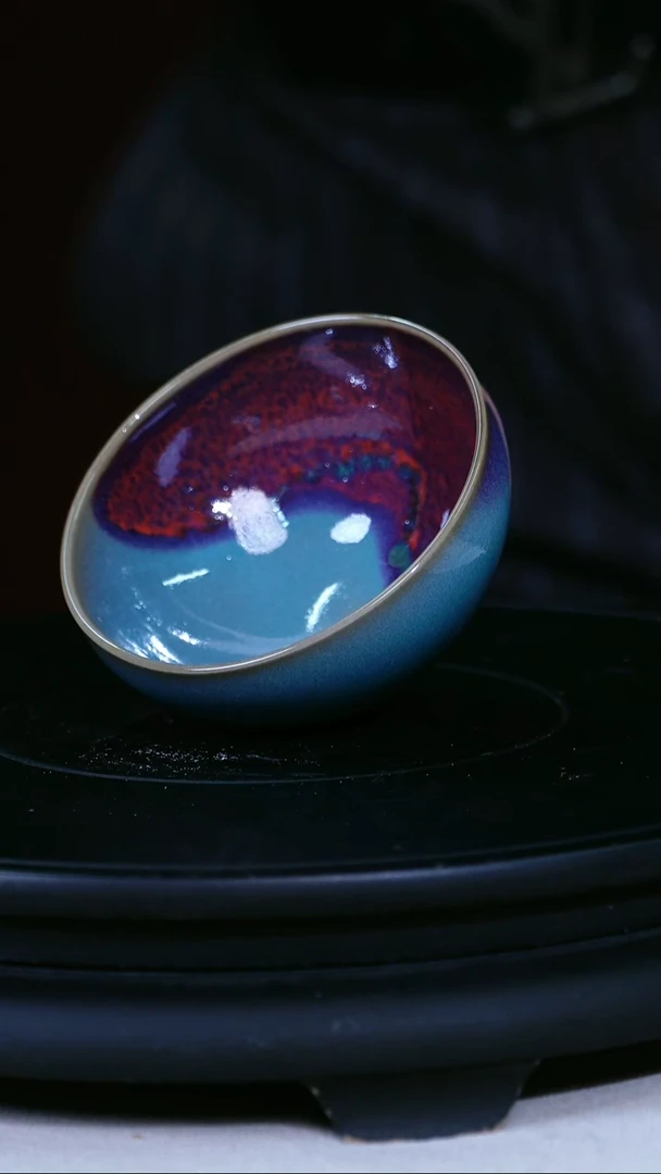 瓷片009有老师钧瓷