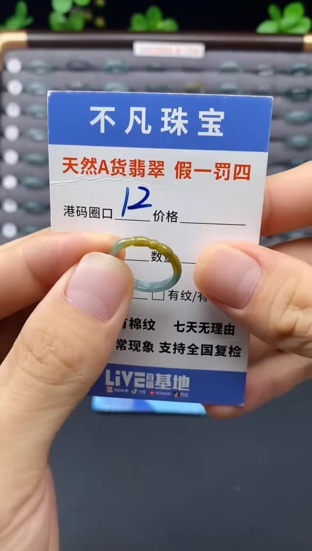 未镶嵌戒指翡翠天然A货翡翠046