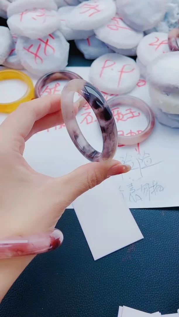 未镶嵌手镯石英质玉K202-55-56