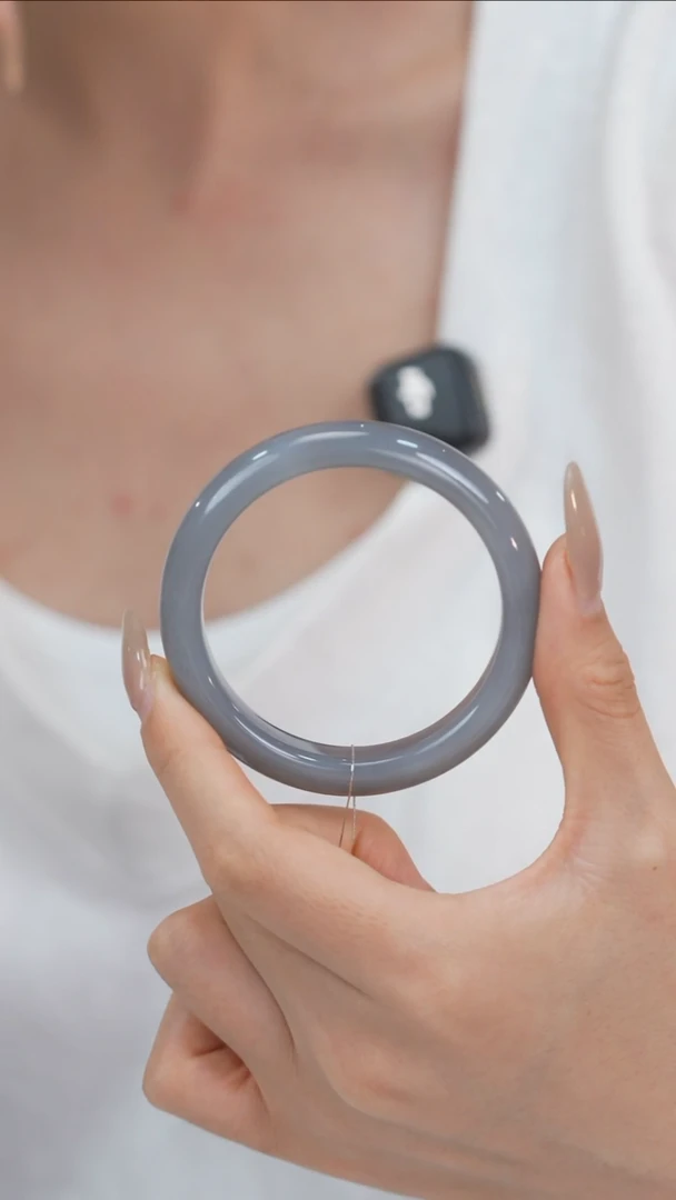 和田玉手镯未镶嵌和田玉镯L0917