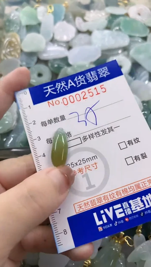 颈饰未镶嵌翡翠天然A货翡翠