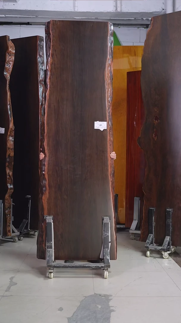 ZZ-D34大叶紫檀253*80*8.5加黑三角支架*2