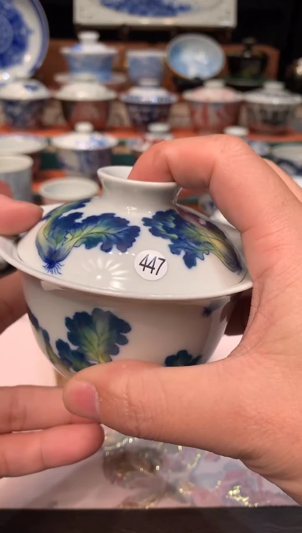 大***车447斗彩盖碗xg42