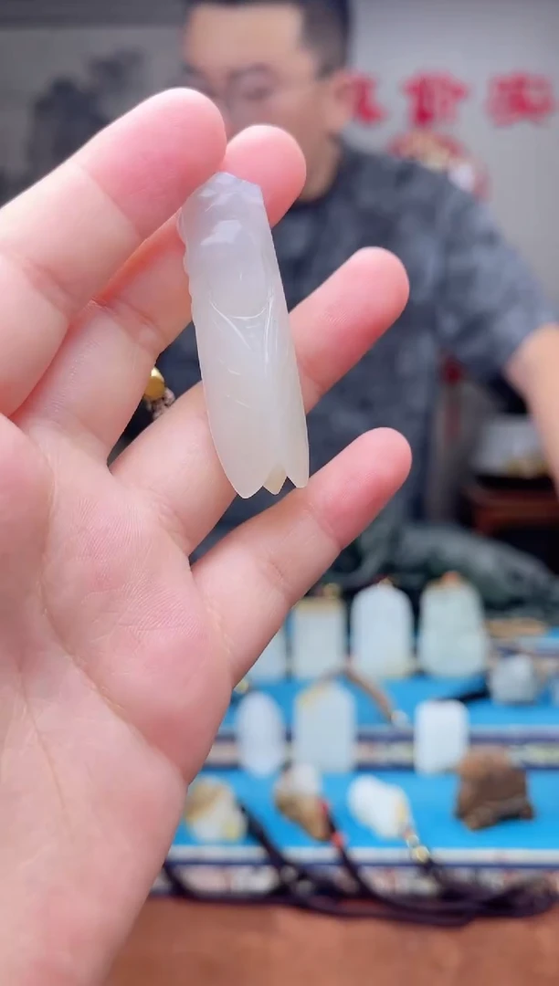 和田玉未镶嵌挂件1