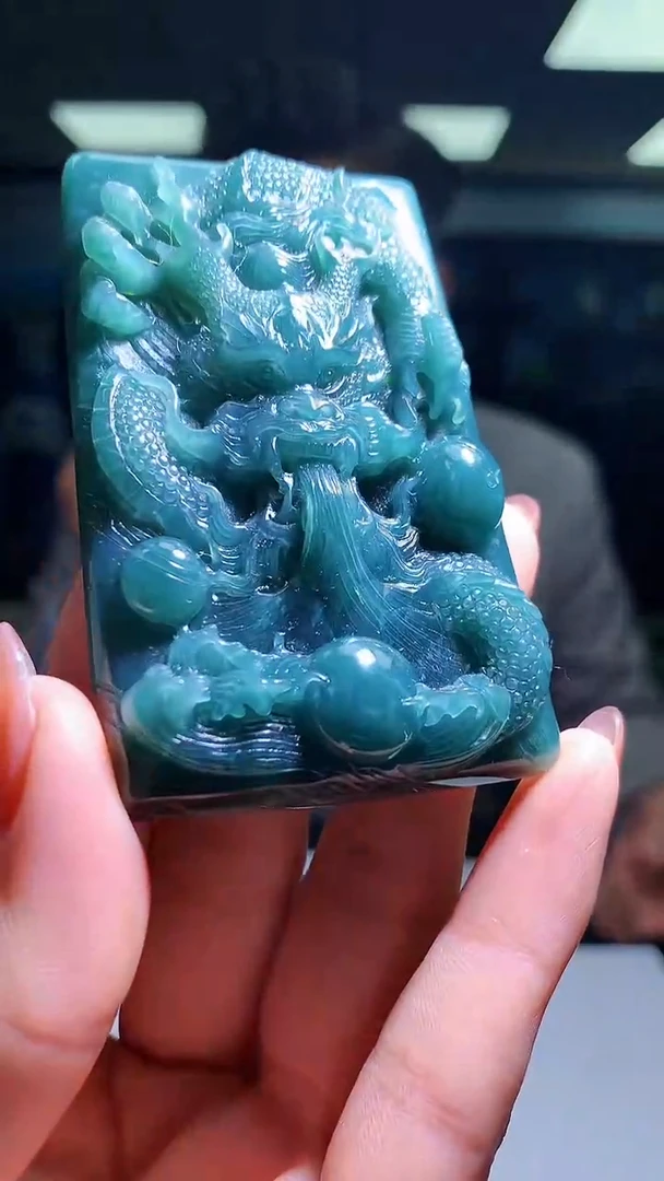 【闪购商品】定制翡翠未镶嵌1023hm-毛货挂件38