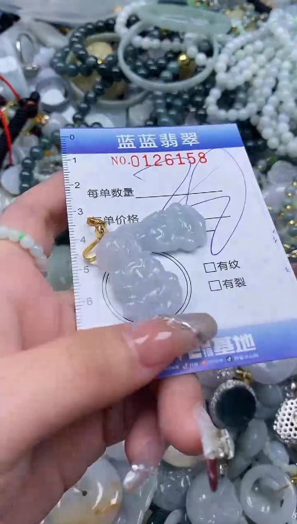 【闪购商品】翡翠颈饰未镶嵌闪购0126158多样性发其一